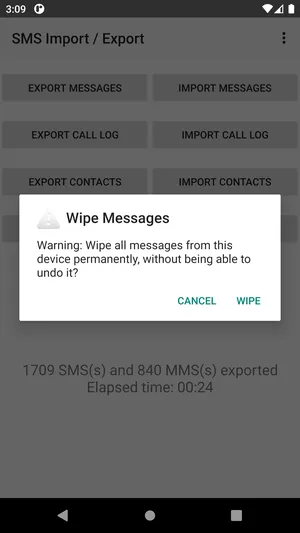 SMS Import  Export